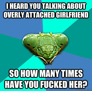 Crazy Girlfriend Praying Mantis