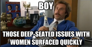 Ron Burgandy escalated quickly