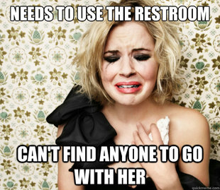 Girl at the bar problems