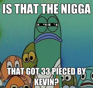 Serious fish SpongeBob