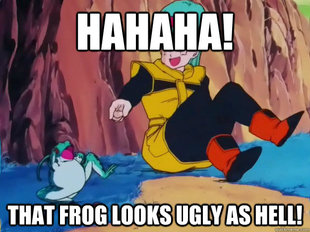 Bulma & Ginyu frog