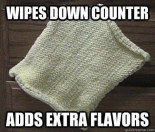 wet rag