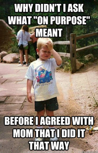 Regretful Toddler