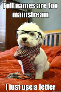 Hipster Dog