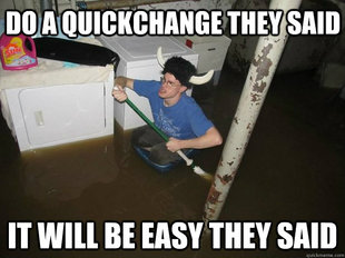 Do the laundry they said