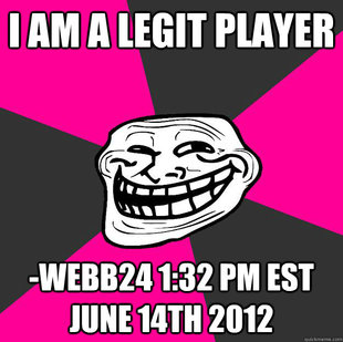 Troll face pink