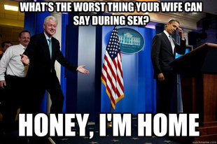 Inappropriate Timing Bill Clinton