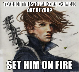 Advice Kvothe
