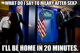 Inappropriate Timing Bill Clinton