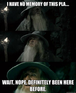 Confused Gandalf