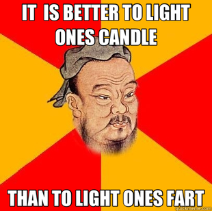 Confucius says