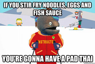 Bad Joke Ski Instructor Eel