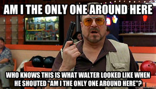 Am I the only one around here