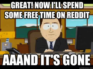 And its gone