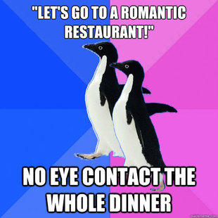 Socially Awkward Couple