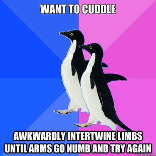 Socially Awkward Couple