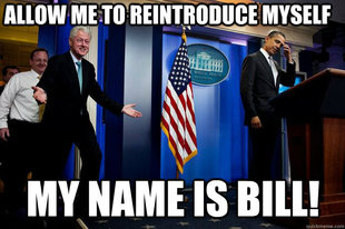 Inappropriate Timing Bill Clinton