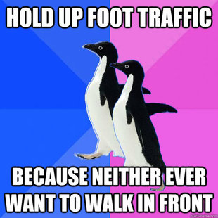 Socially Awkward Couple