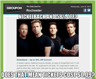 Nickelback Groupon