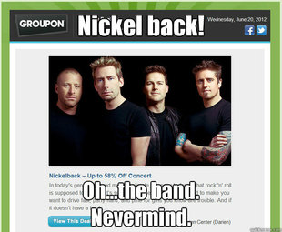 Nickelback Groupon