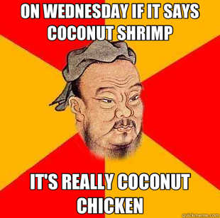 Confucius says