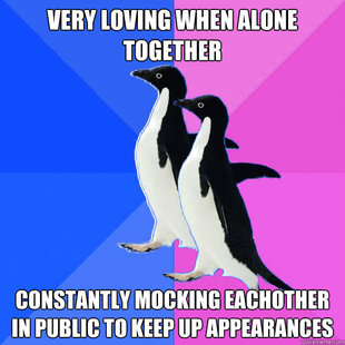 Socially Awkward Couple