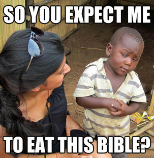 Skeptical Third World Child