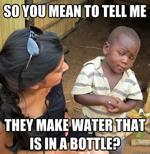 Skeptical 3rd-World Child