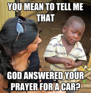 Skeptical Third World Child