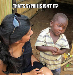 Skeptical Third World Child