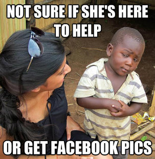 Skeptical Third World Child