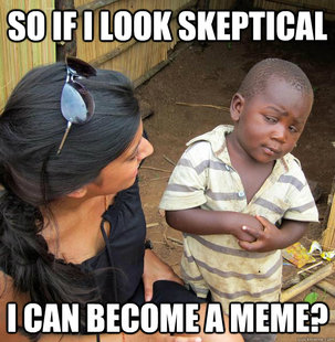 Skeptical 3rd-World Child