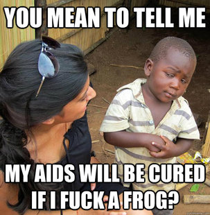 Skeptical Third World Kid