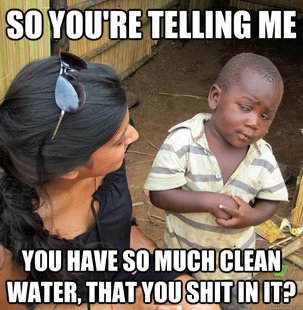 Skeptical 3rd World Child