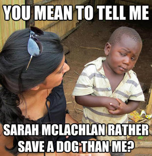 Skeptical Third World Kid