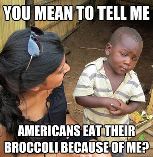 Skeptical Third World Kid