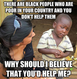 Skeptical Third World Child