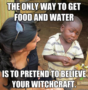 Skeptical 3rd World Child