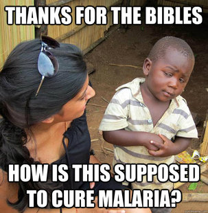 Skeptical 3rd World Child