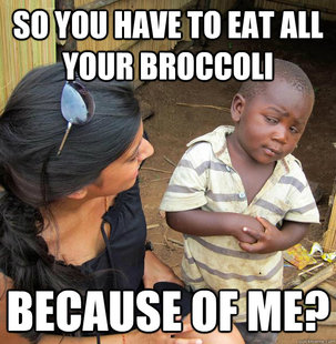 Skeptical Third World Child