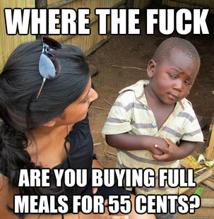 Skeptical Third World Child