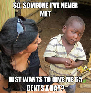 Skeptical Third World Child