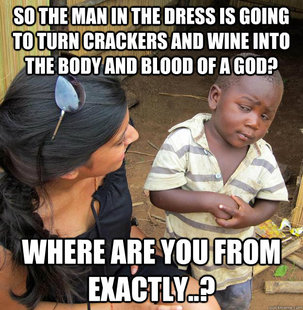 Skeptical 3rd World Child
