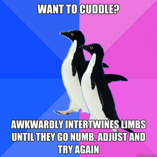 Socially Awkward Couple