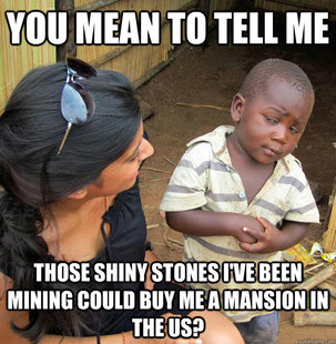 Skeptical Third World Child