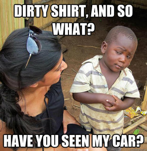 Skeptical Third World Child