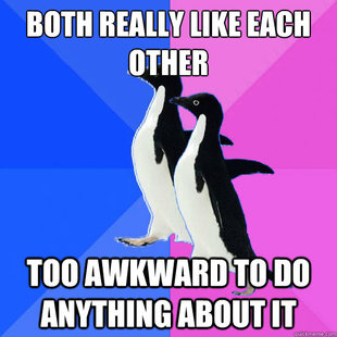 Socially Awkward Couple