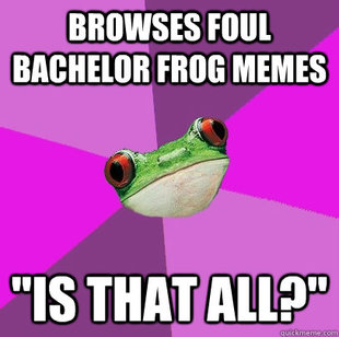 Foul Bachelorette Frog