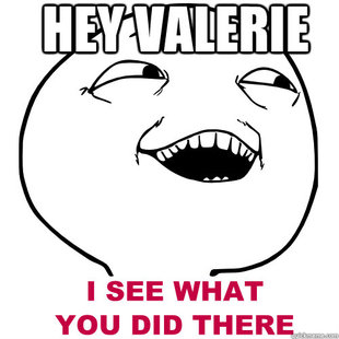I see what you did there