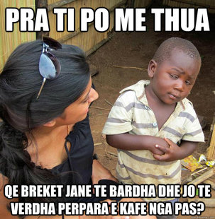 Skeptical Third World Child